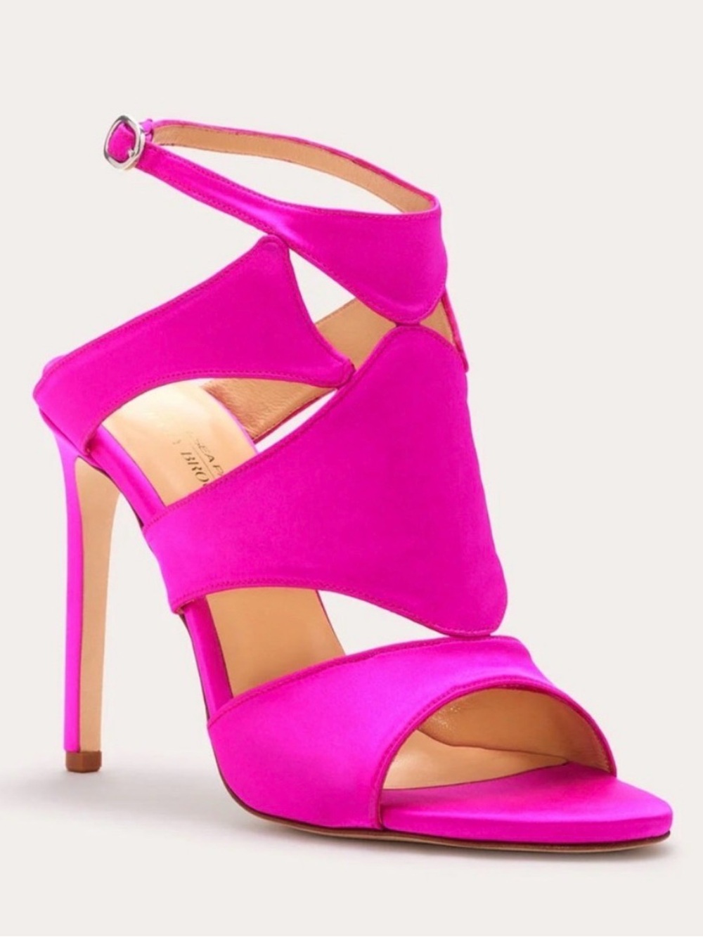 Rammy Brook NEW NWB Huzar Cutout high heel Sandals hot electric pink